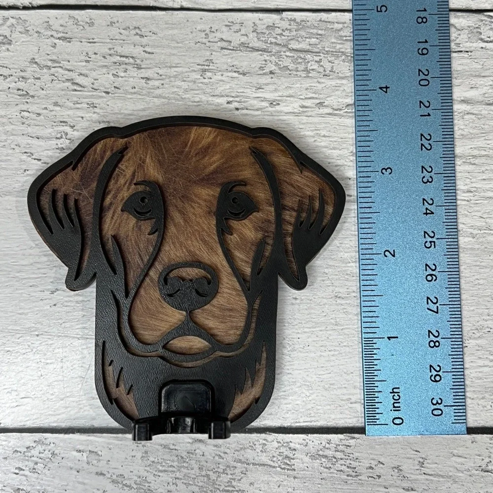Golden Retriever Dog Head Night Light Plug In Wood Laser Cut‎ Home Decor